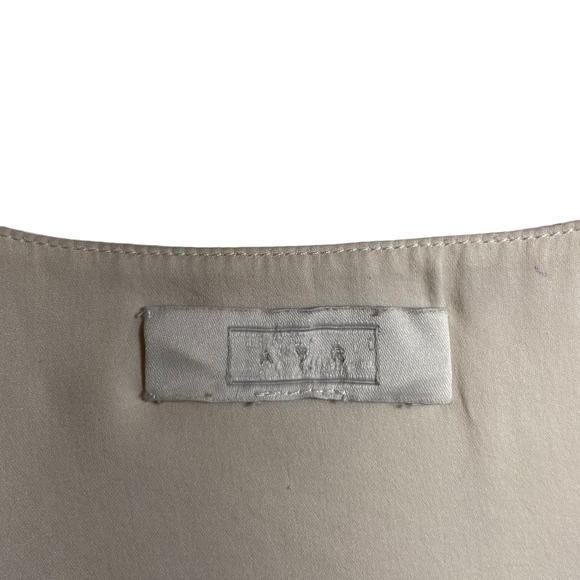 RARE AYR Womens V-Neck Flowy Tank Blouse Cream - Picture 8 of 10